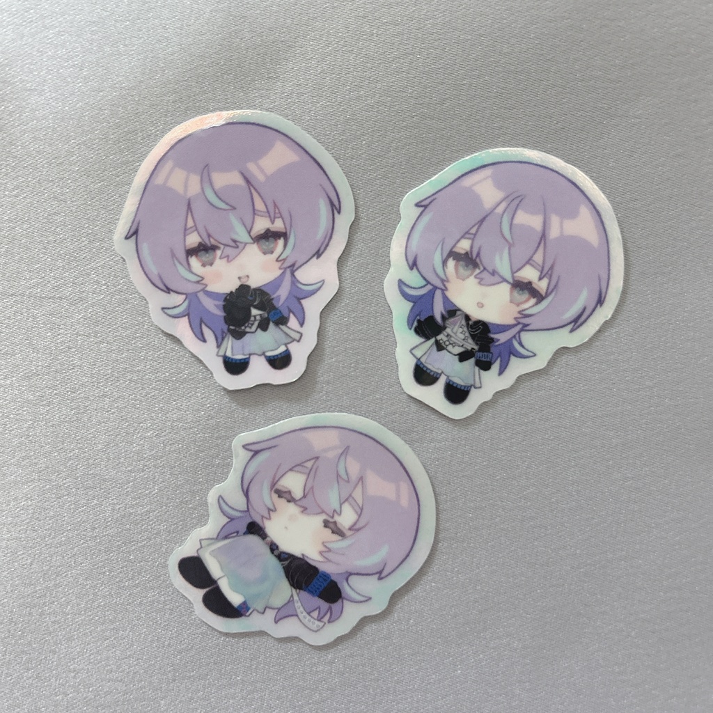 星導さんゆるステッカー3種セット