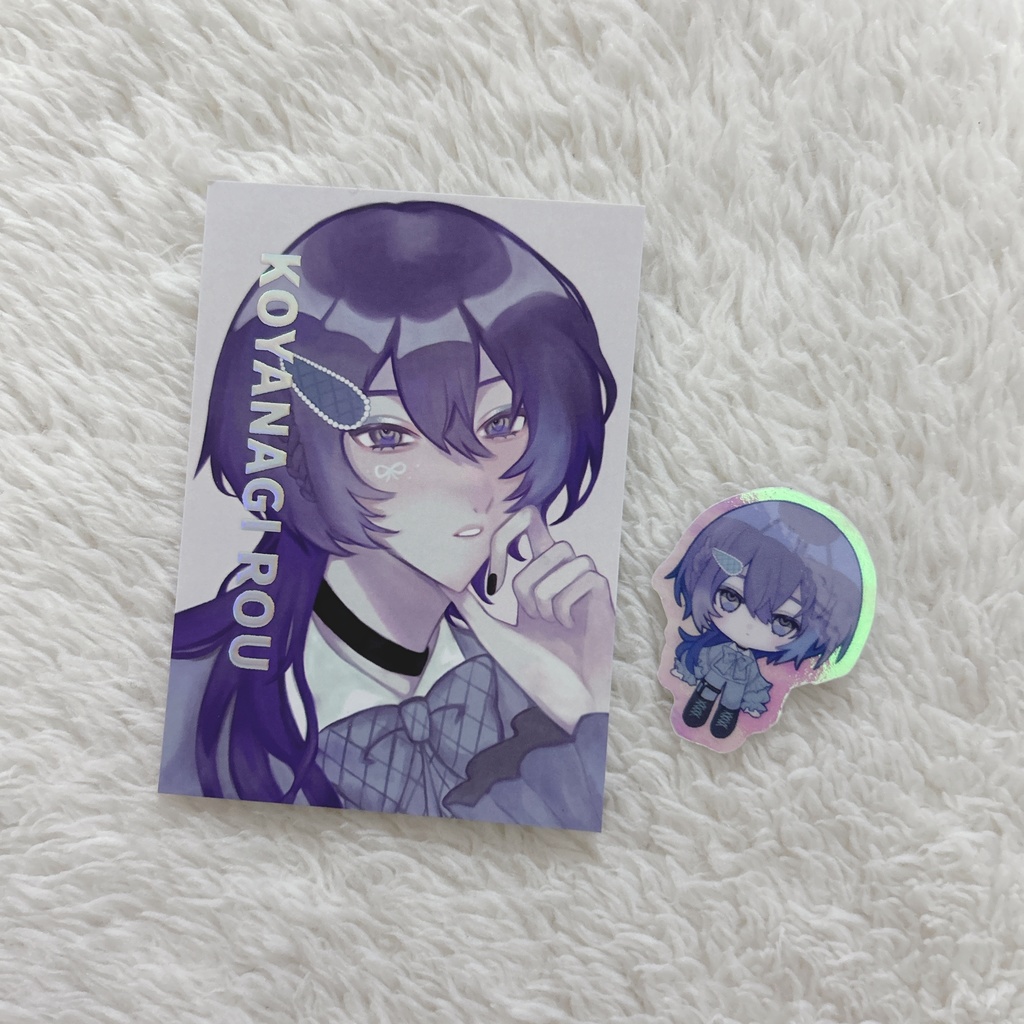 トレカ＆ステッカーセット(小柳)