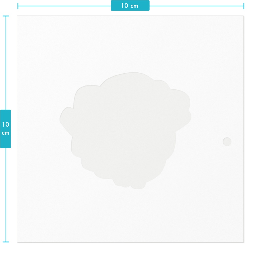 ワロタ犬ステッカー(赤)