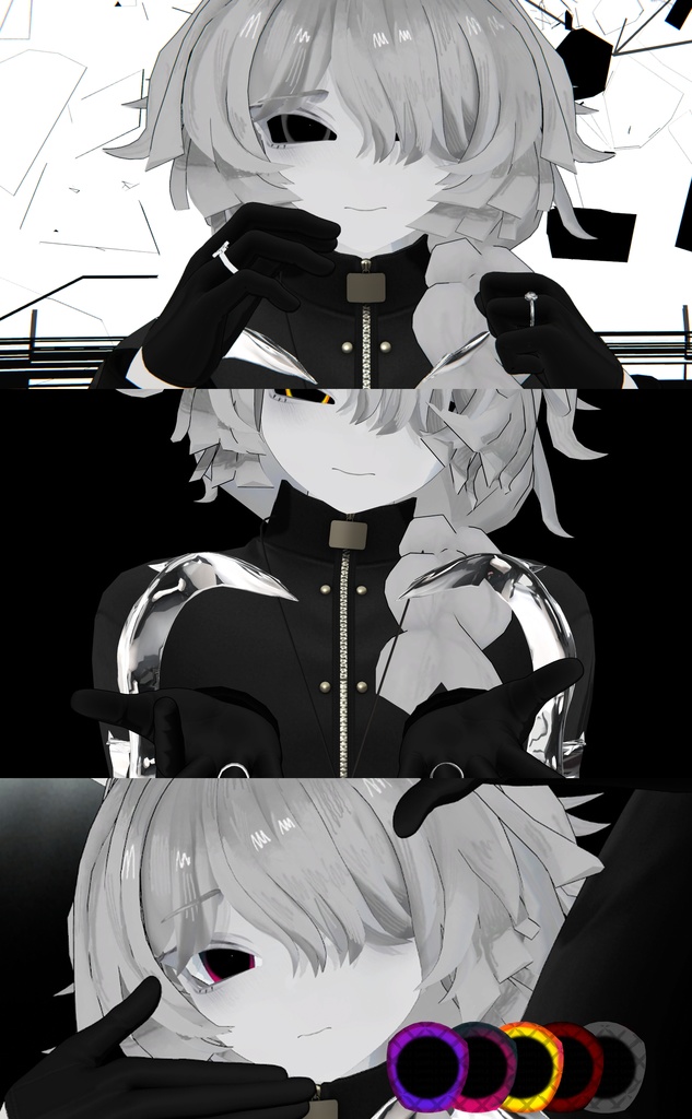 【ミヴョル専用】不気味なアイテクスチャ