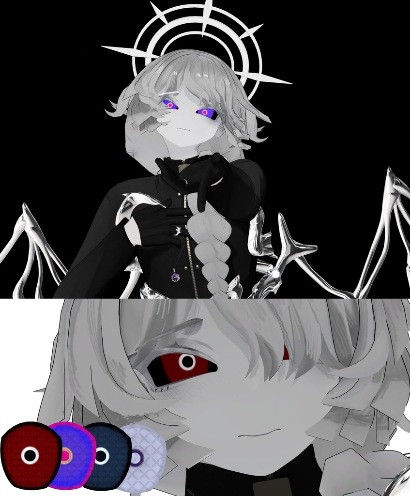 【ミヴョル専用】不気味なアイテクスチャ
