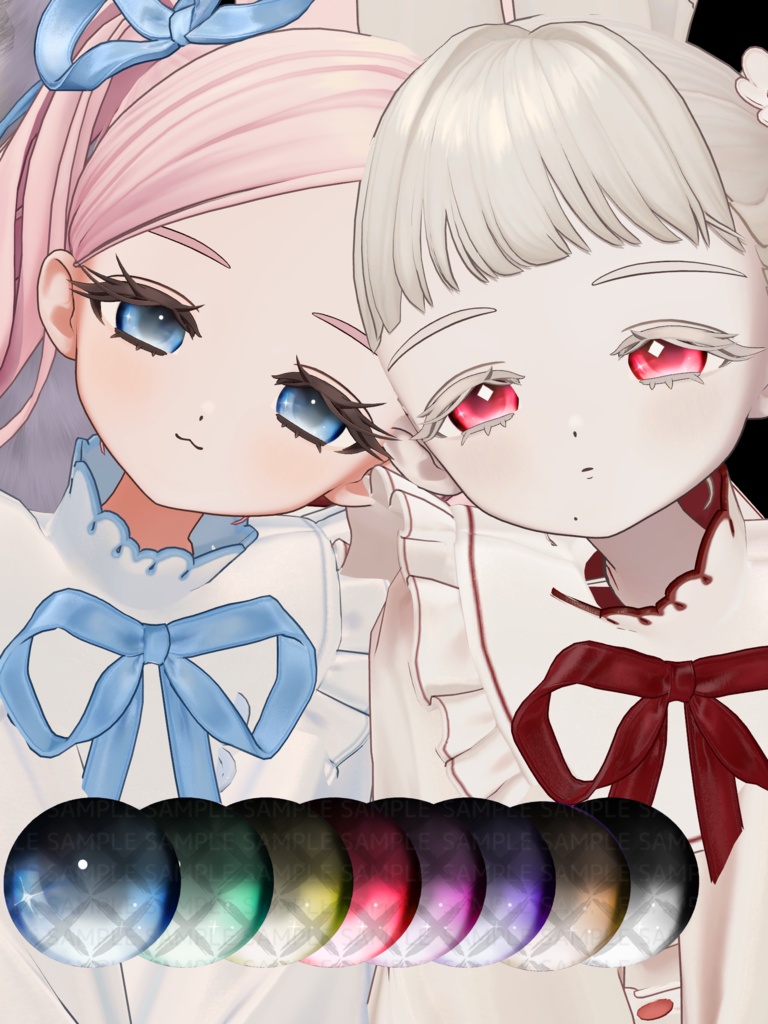 微睡みの瞳【9人対応】アイテクスチャ- Eye Texture