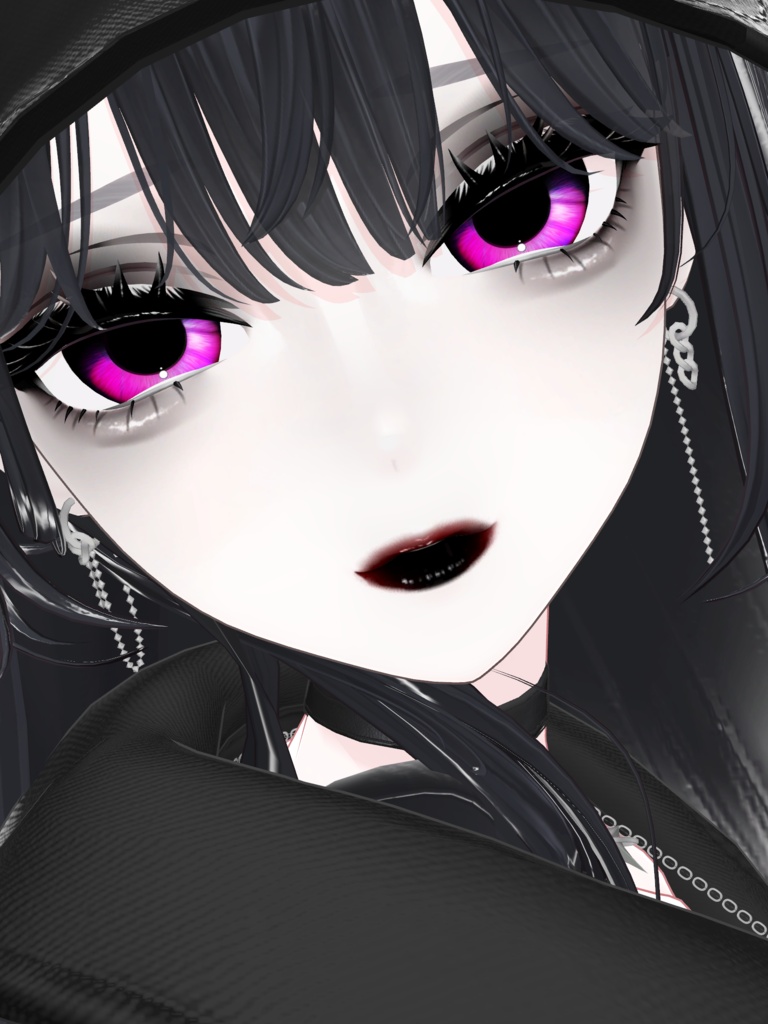 海咲対応ゴスメイク&アイテクスチャ