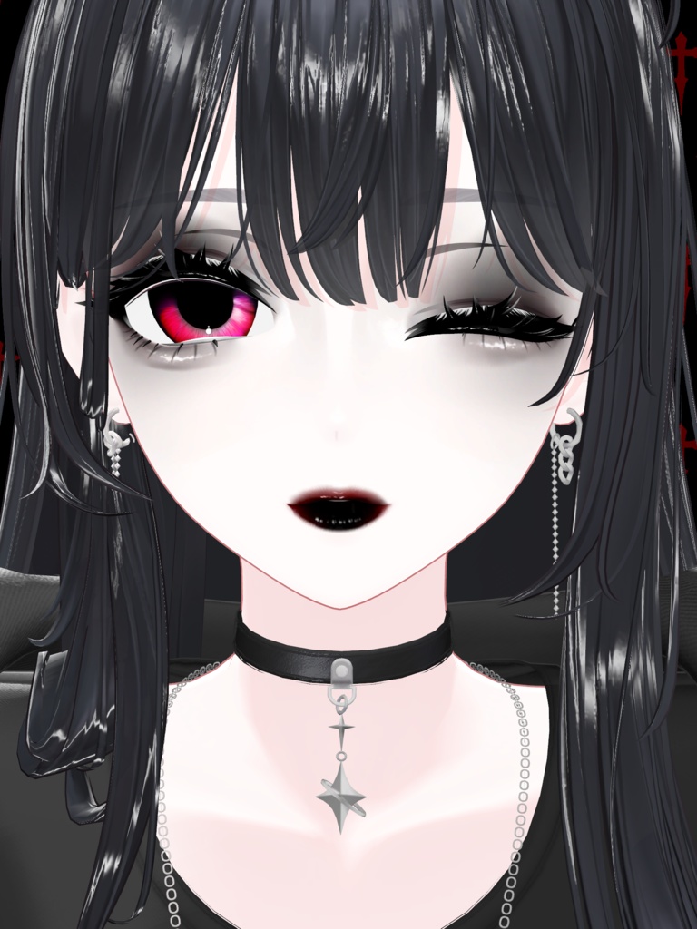海咲対応ゴスメイク&アイテクスチャ