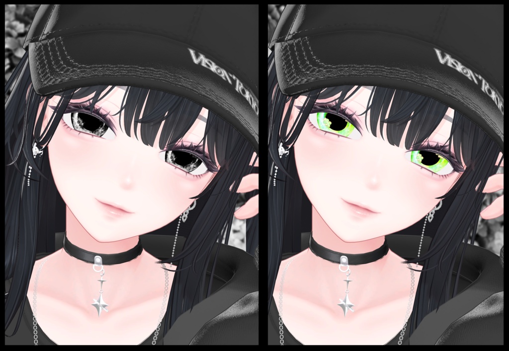 紫陽花のアイテクスチャ【10人対応】- Eye Texture