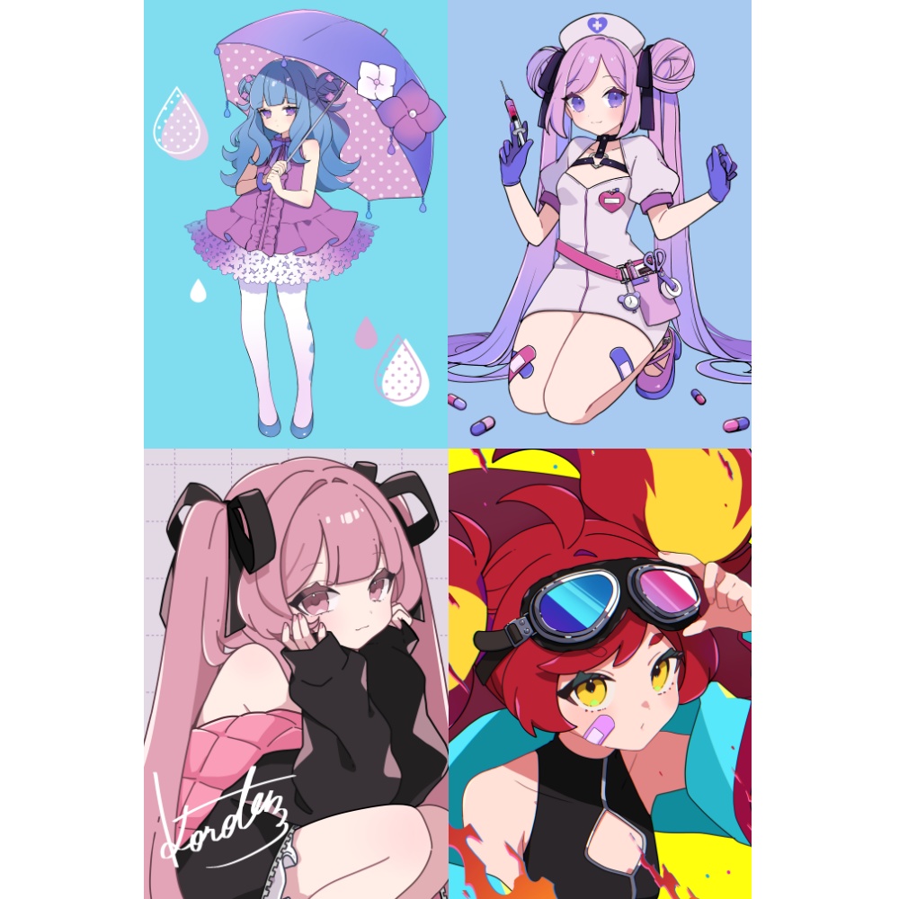 ポストカード4枚セット