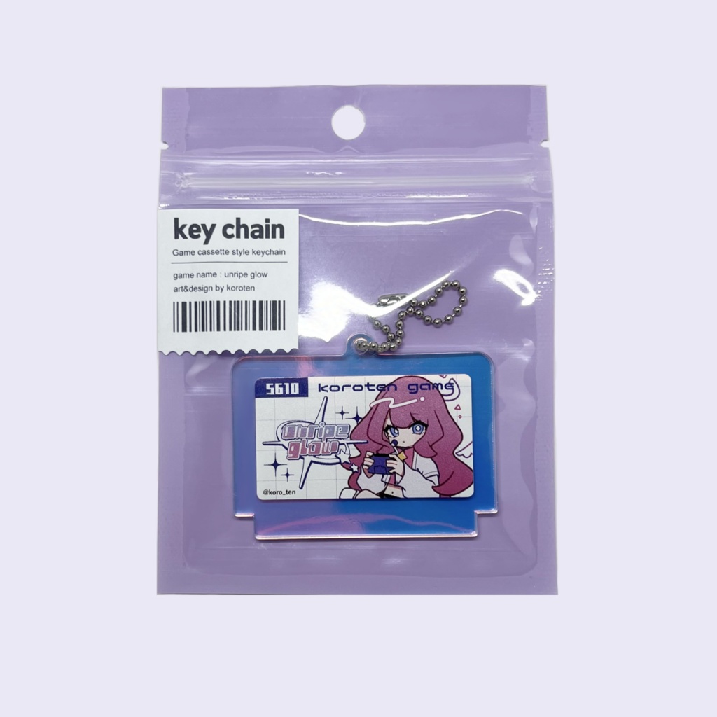 ゲームカセット風アクキー