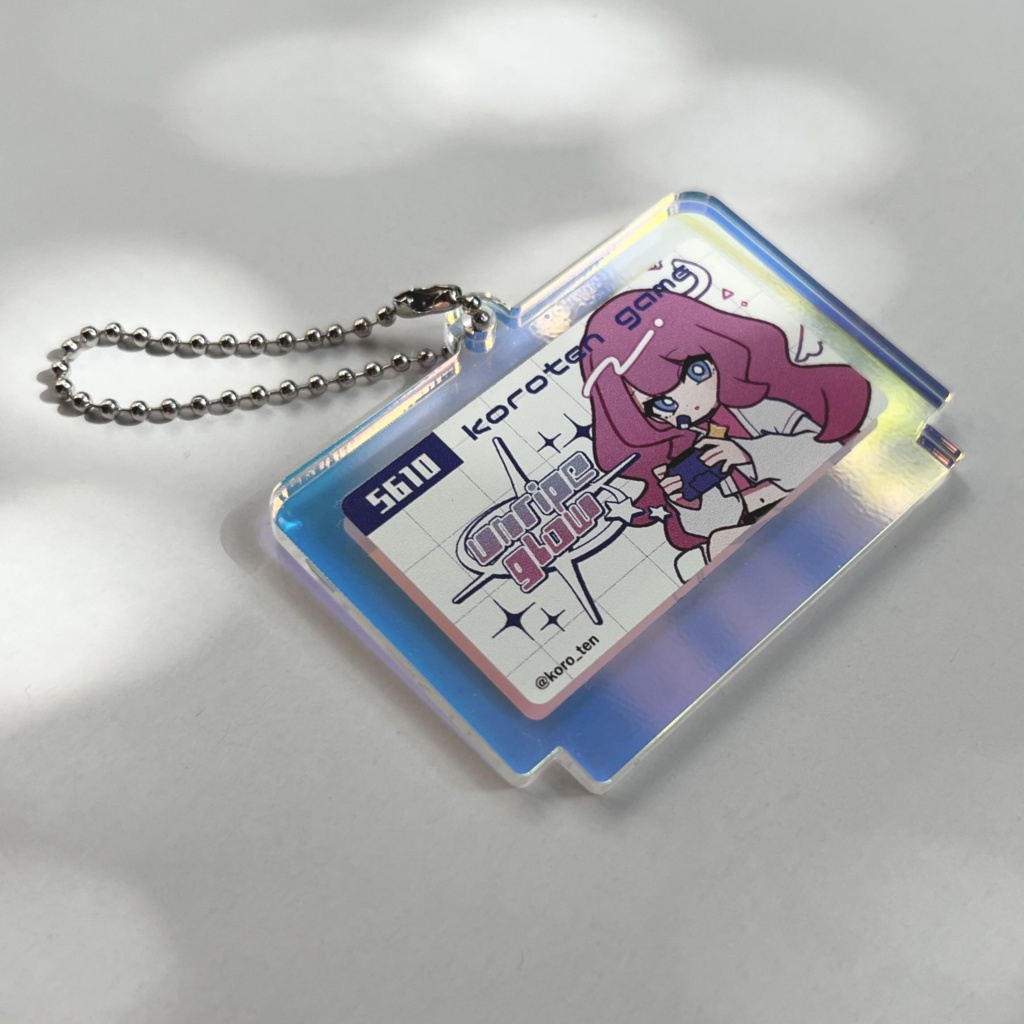 ゲームカセット風アクキー