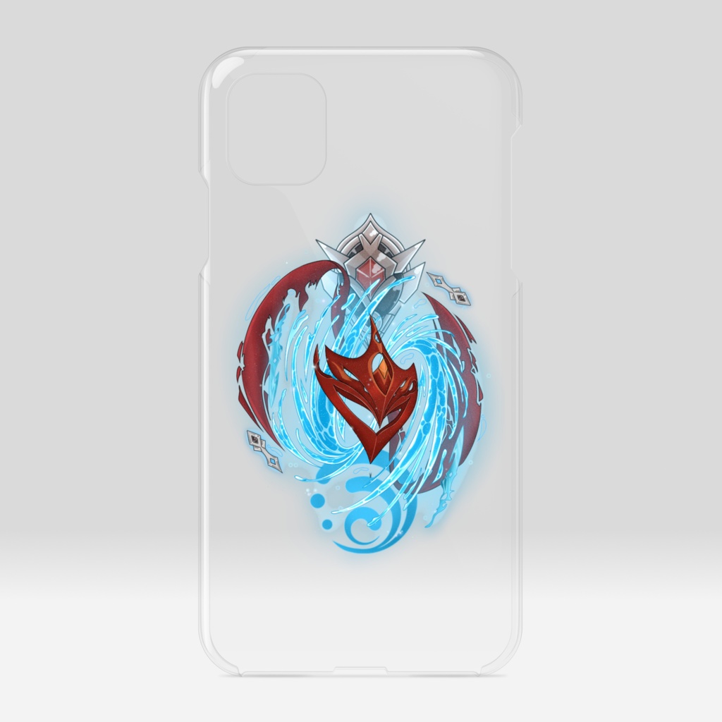 タルタリヤ 原神 クリアiphoneケース Tartaglia Genshin Impact Clear Iphone Case Kirukyra Booth