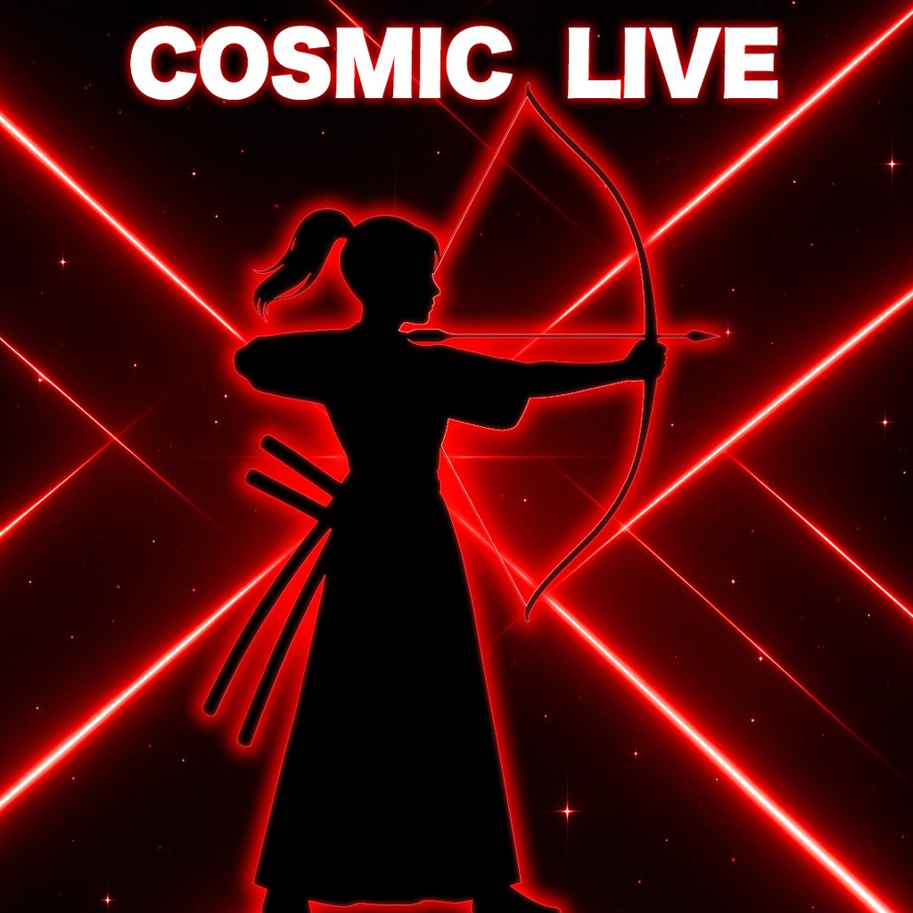 RED COSMIC PACK – 赤の輝き背景10枚セット