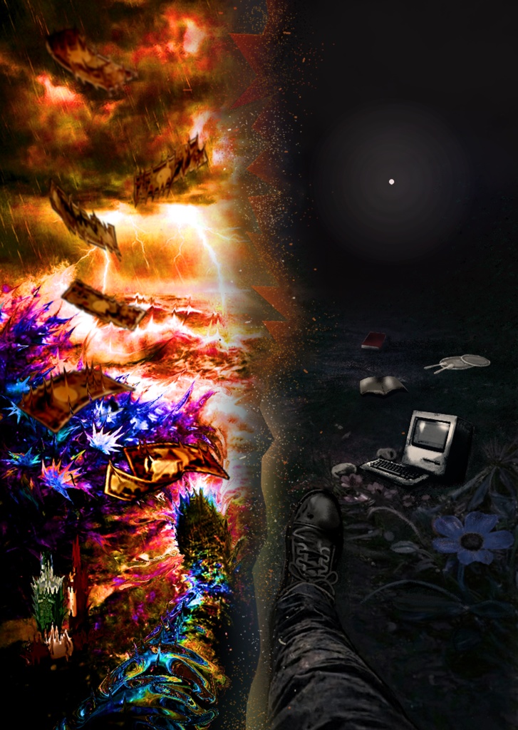 激動と静止Tシャツ