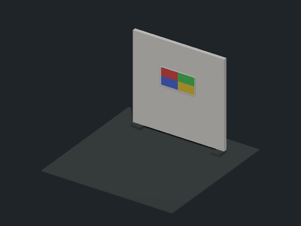 【無料】展示壁キット32部品+5配置|BLEND・FBX・Unity / ポセルーン