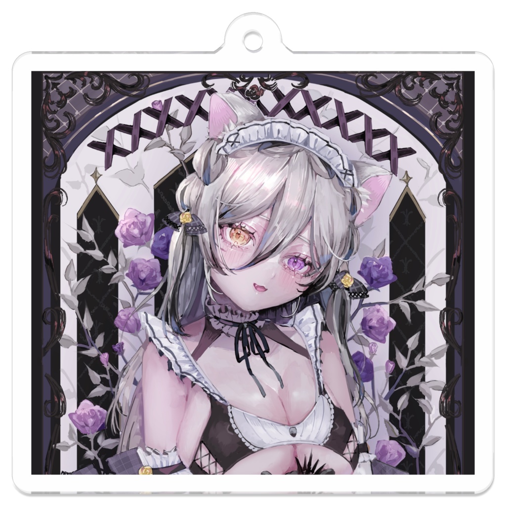 アクリルキーホルダー - 50 x 50 (mm) 