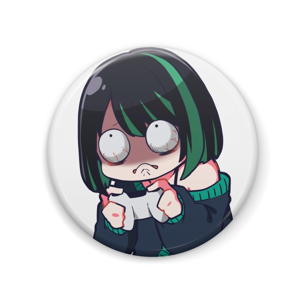 ブチギレ缶バッジ