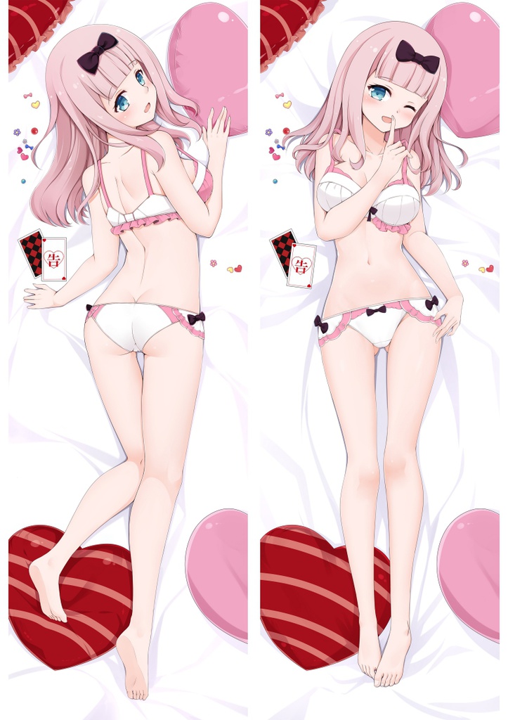 ★可愛い 藤原千花 (ふじわら ちか) 2wayトリコット抱き枕カバー H エッチ アニメ ゲーム オリジナル 枕カバー★