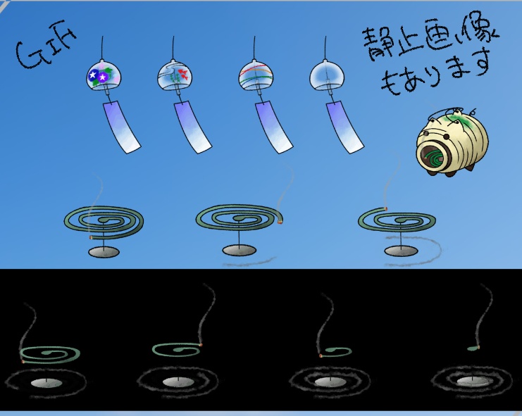 【有償】夏の思い出風素材【ココフォリア】