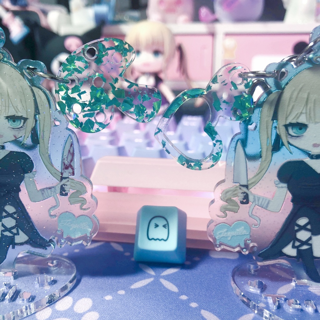 【各種1点限定】てきりり チャーム付き限定アクスタ