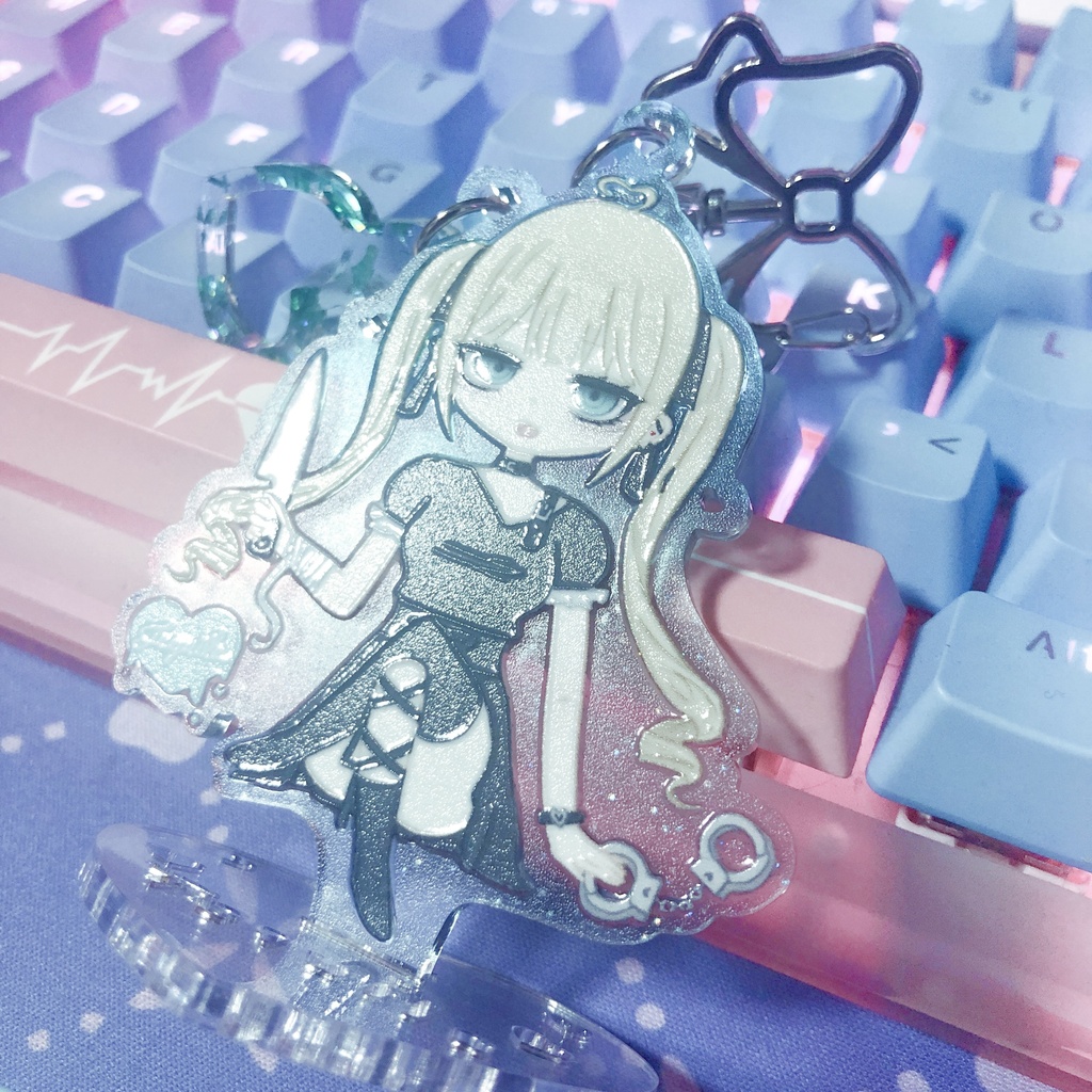 【各種1点限定】てきりり チャーム付き限定アクスタ