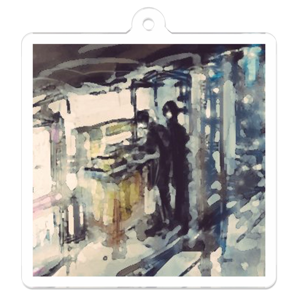 蒼い春のキーホルダー