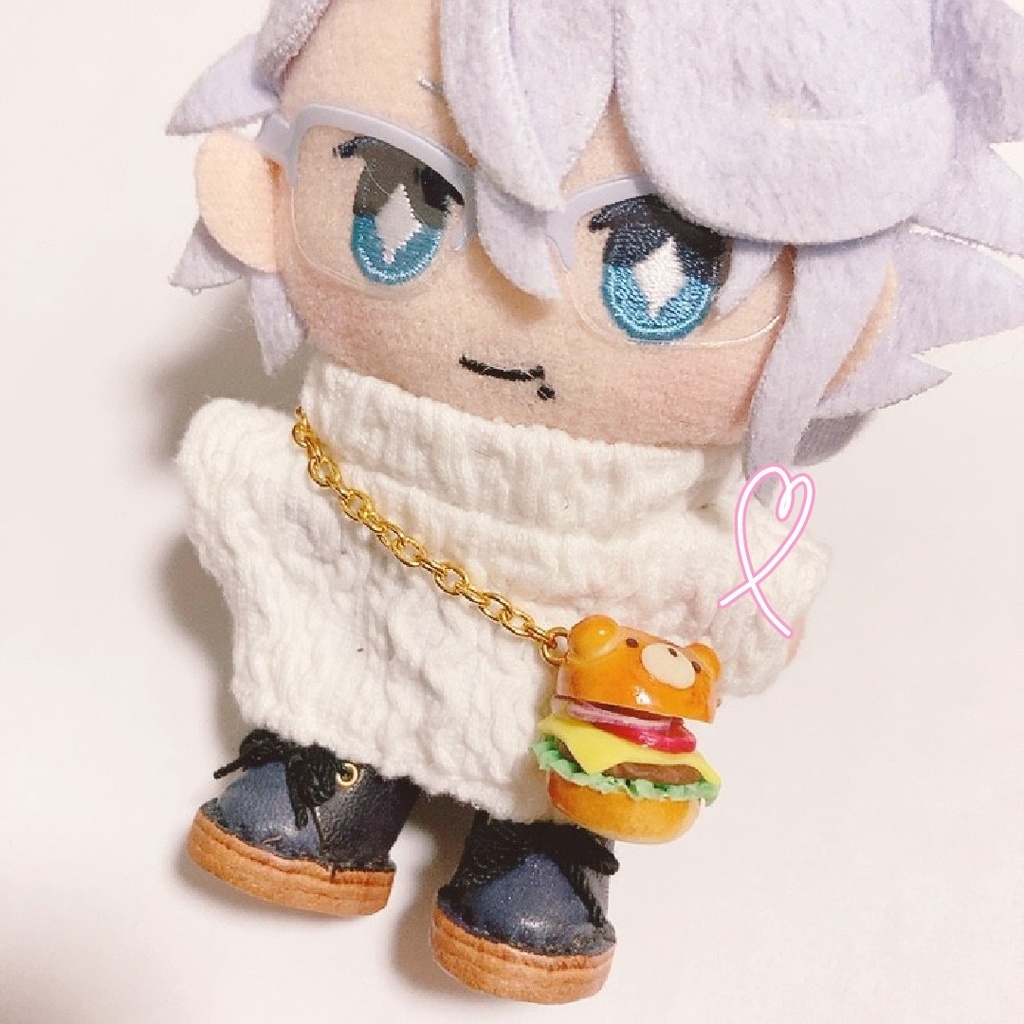 アニマルバーガーポシェット 10cm 12cmぬいぐるみ用