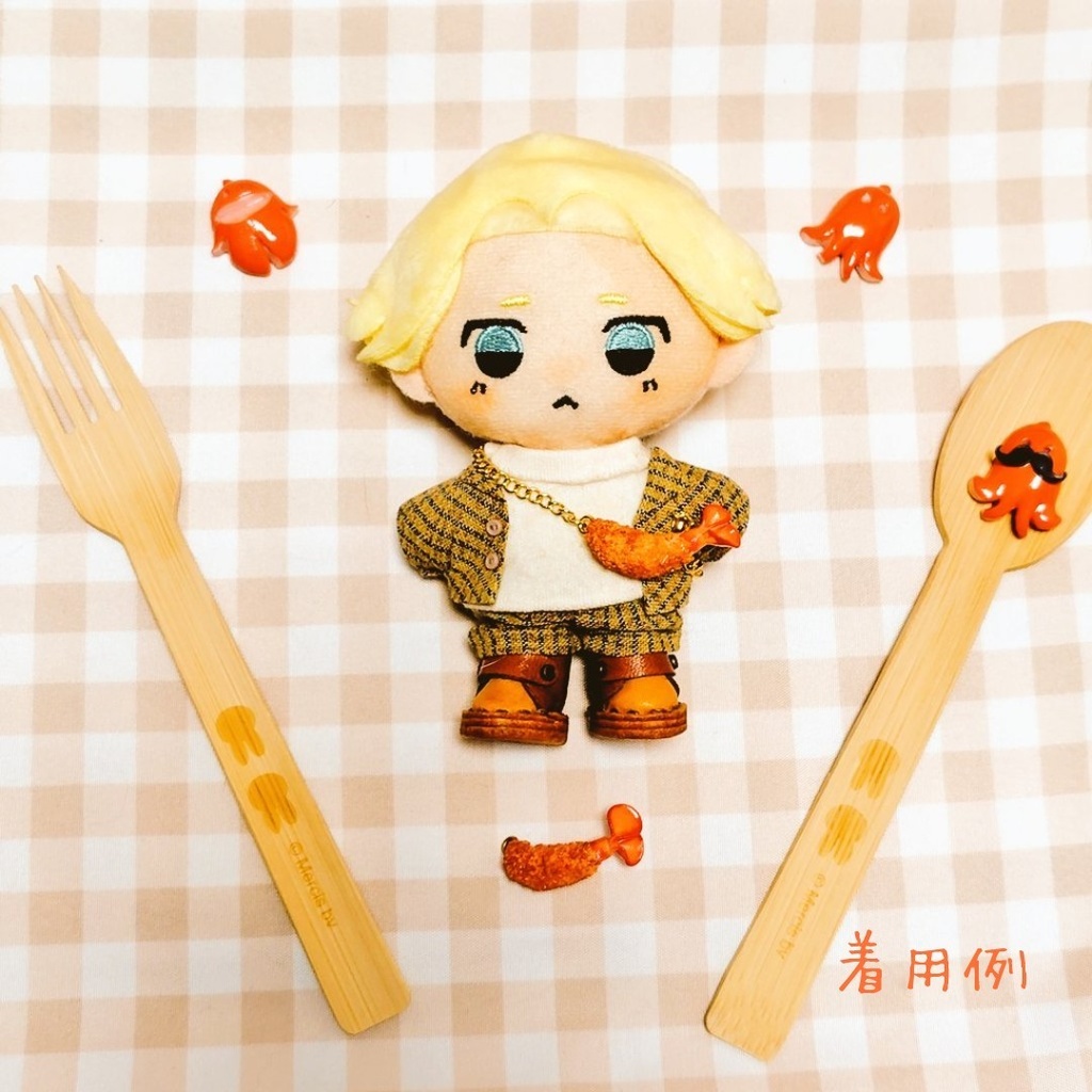 ぬい ぱぺ用 お弁当のおかずポシェット