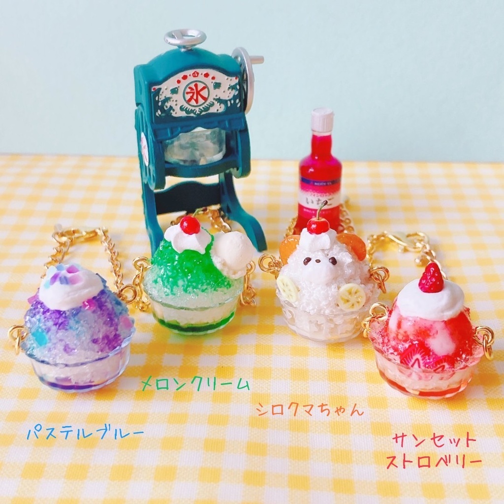 2024 かき氷ポシェット (10~12cmぬい用)