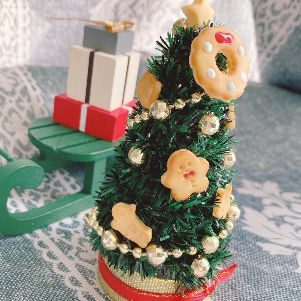ミニ クッキークリスマスツリー