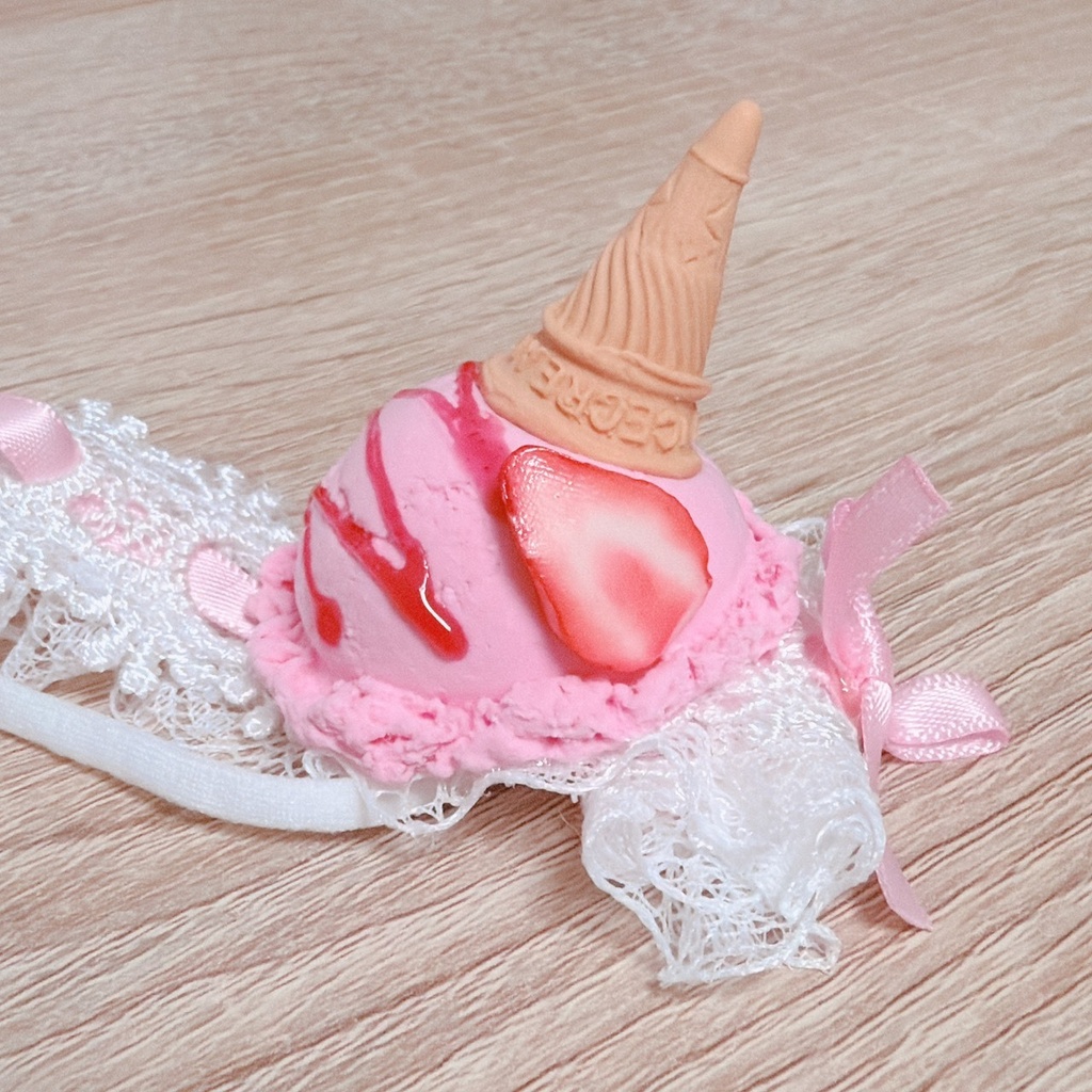 アイスクリームヘッドドレス
