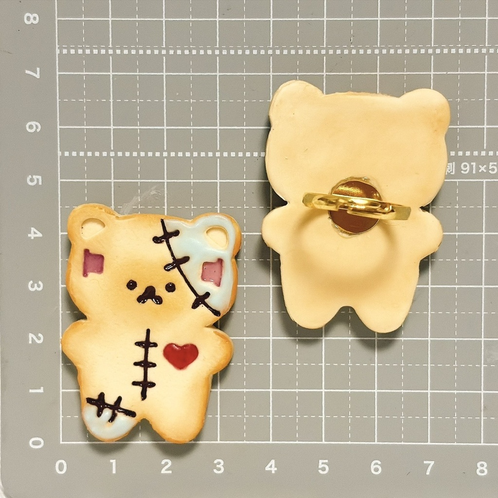 ハロウィンクッキー親指隠しリング
