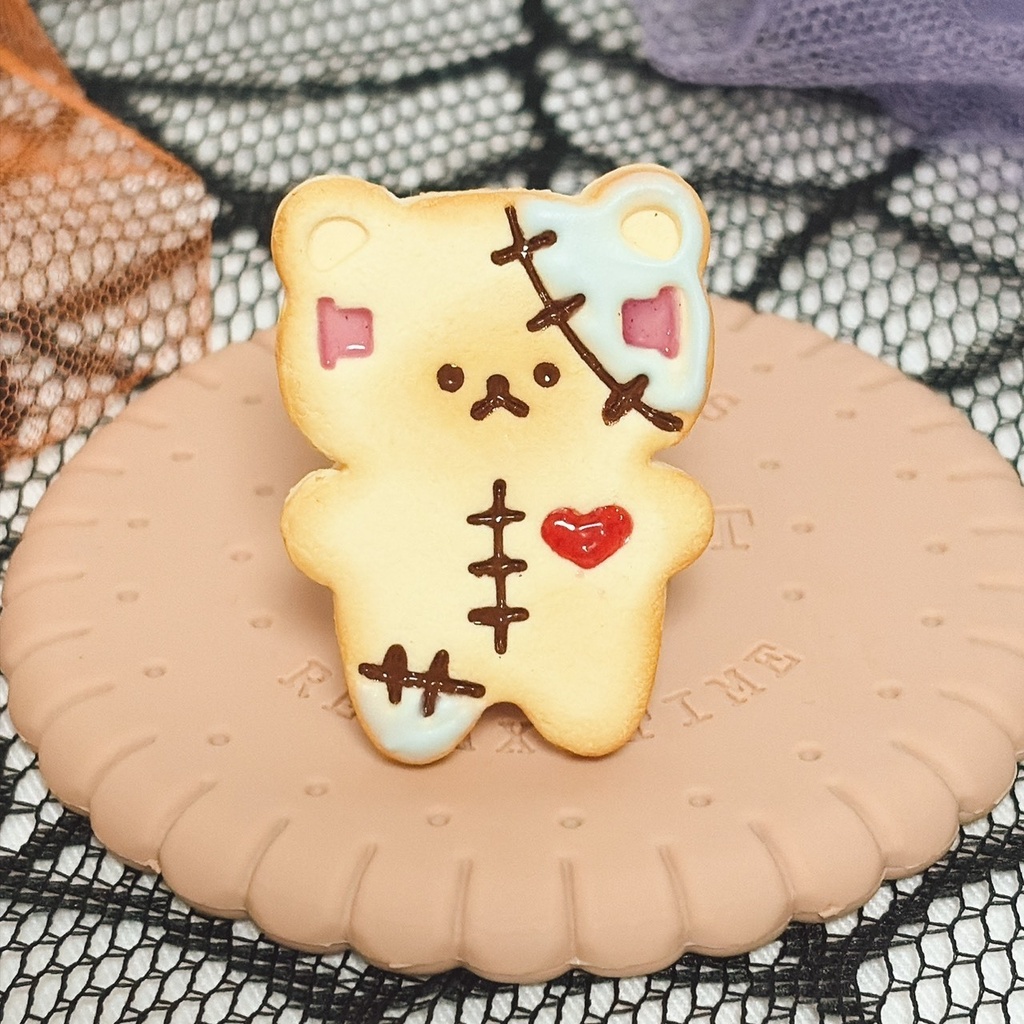 ハロウィンクッキー親指隠しリング