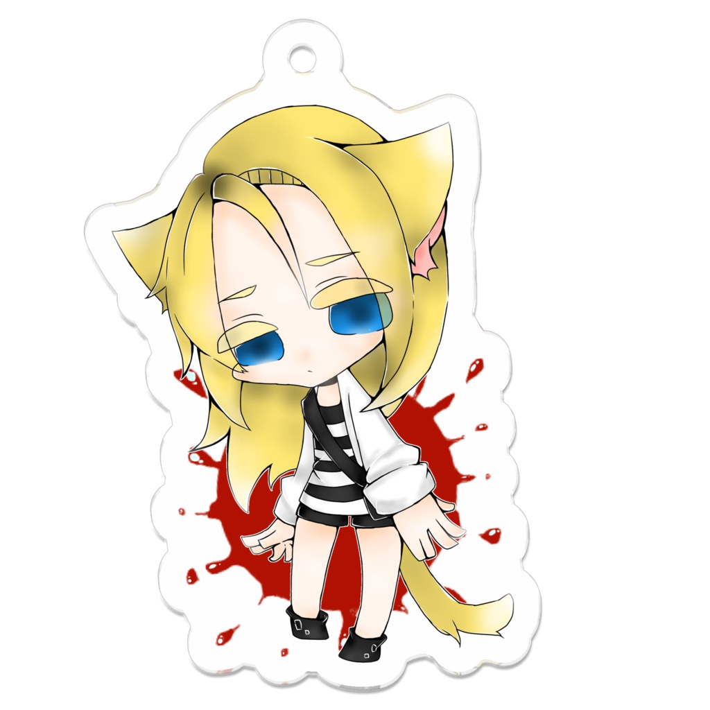 【殺戮の天使】猫耳ザック&猫耳レイ【アクリルキーホルダー】
