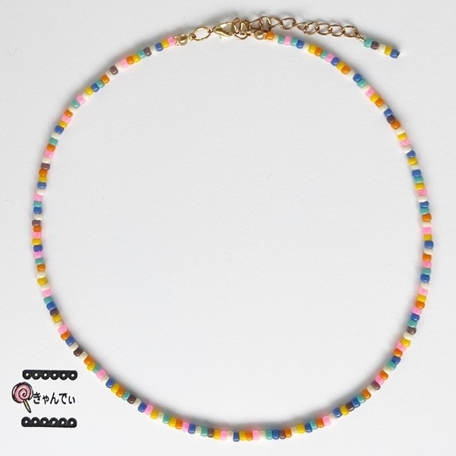 カラフル かわいい ネックレス