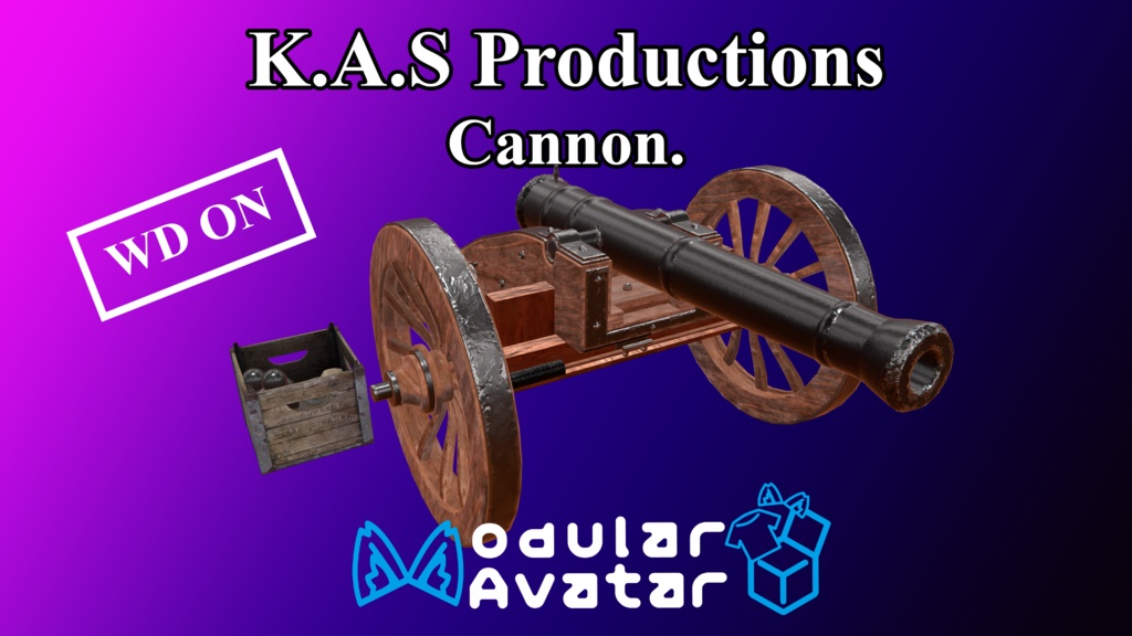 Functional Cast Iron Cannon [MA]/機能的な鋳鉄砲 [MA]