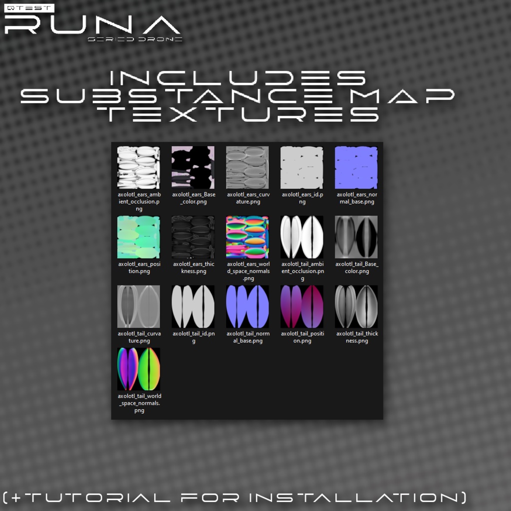 Axolotl Set for Runa/Luna