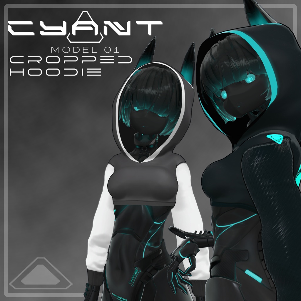 [VRChat] Cropped Hoodie for Cyant