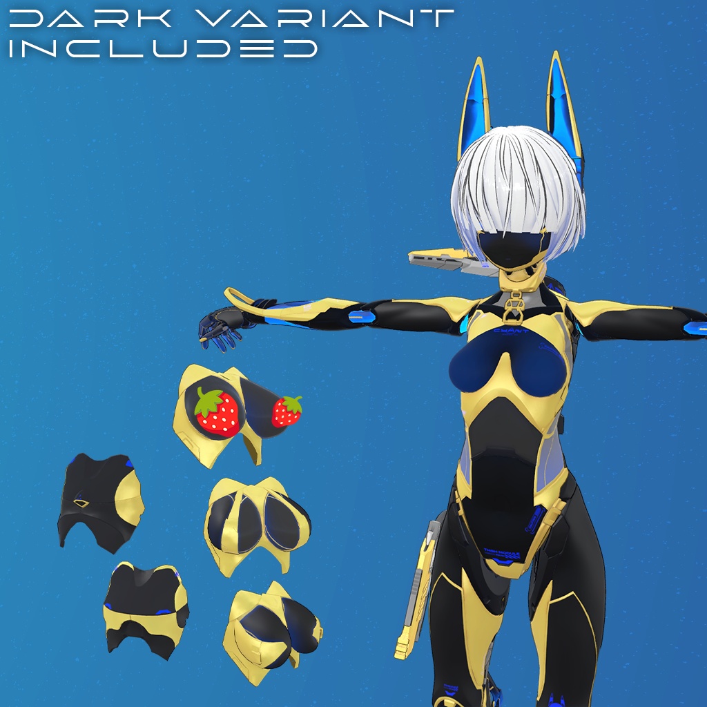 [VRCHAT] Lunar Explorer Texture for CYANT - kitsuPLUS! - BOOTH
