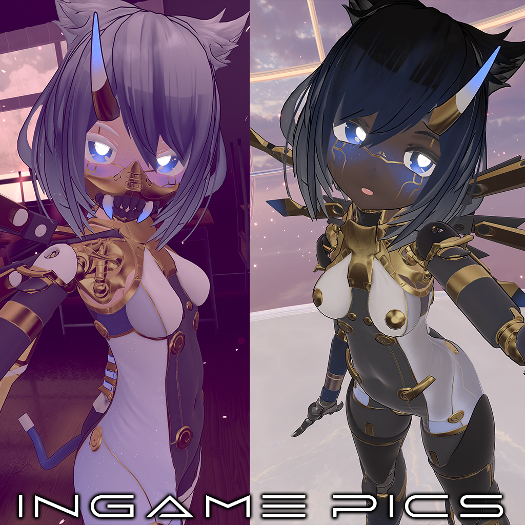 [VRCHAT] Lunaris Texture for NEKOMEKKA - kitsuPLUS! - BOOTH