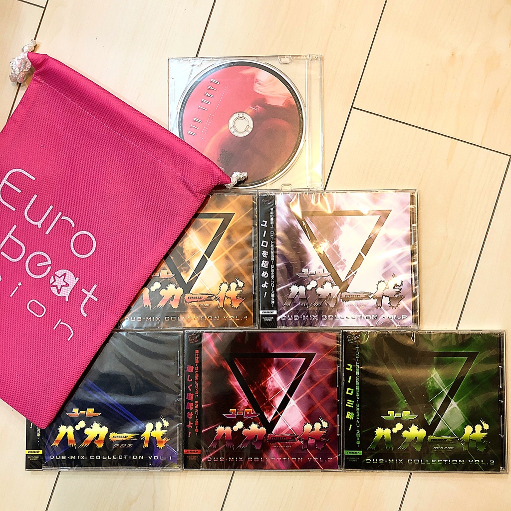 【CD6枚！】ユーロバカ一代 DUB-MIX COLLECTION コンプリートセット + RED TOKYO + イベント限定巾着袋！【僅少！】