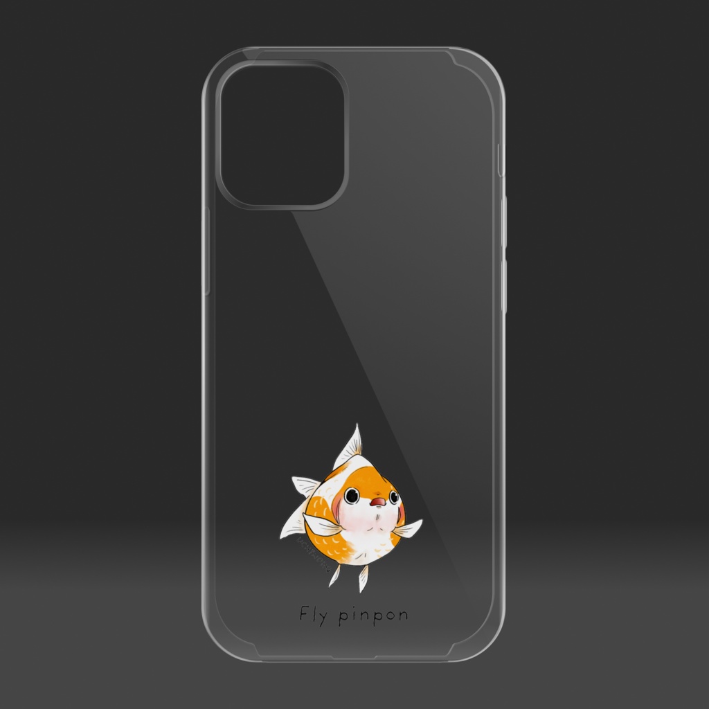 iPhone12 mini ぴんぽんクリアケース