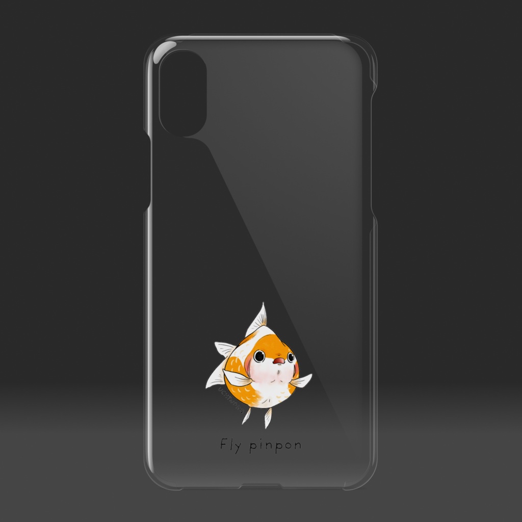 iPhone X / XS ぴんぽんクリアケース
