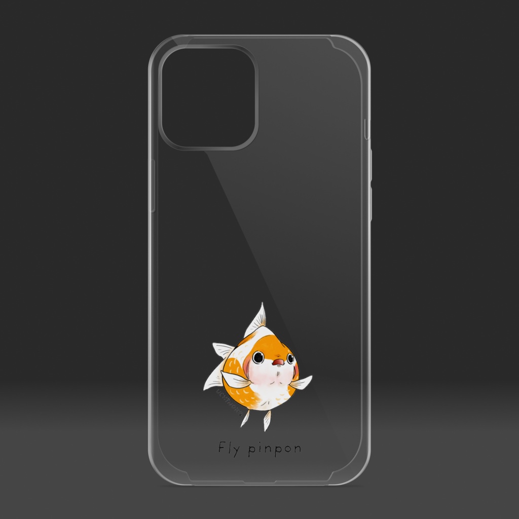 iPhone12 ProMax ぴんぽんクリアケース