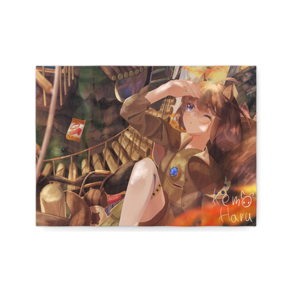 リスとツリーハウス【季節の擬人化シリーズ_11月】