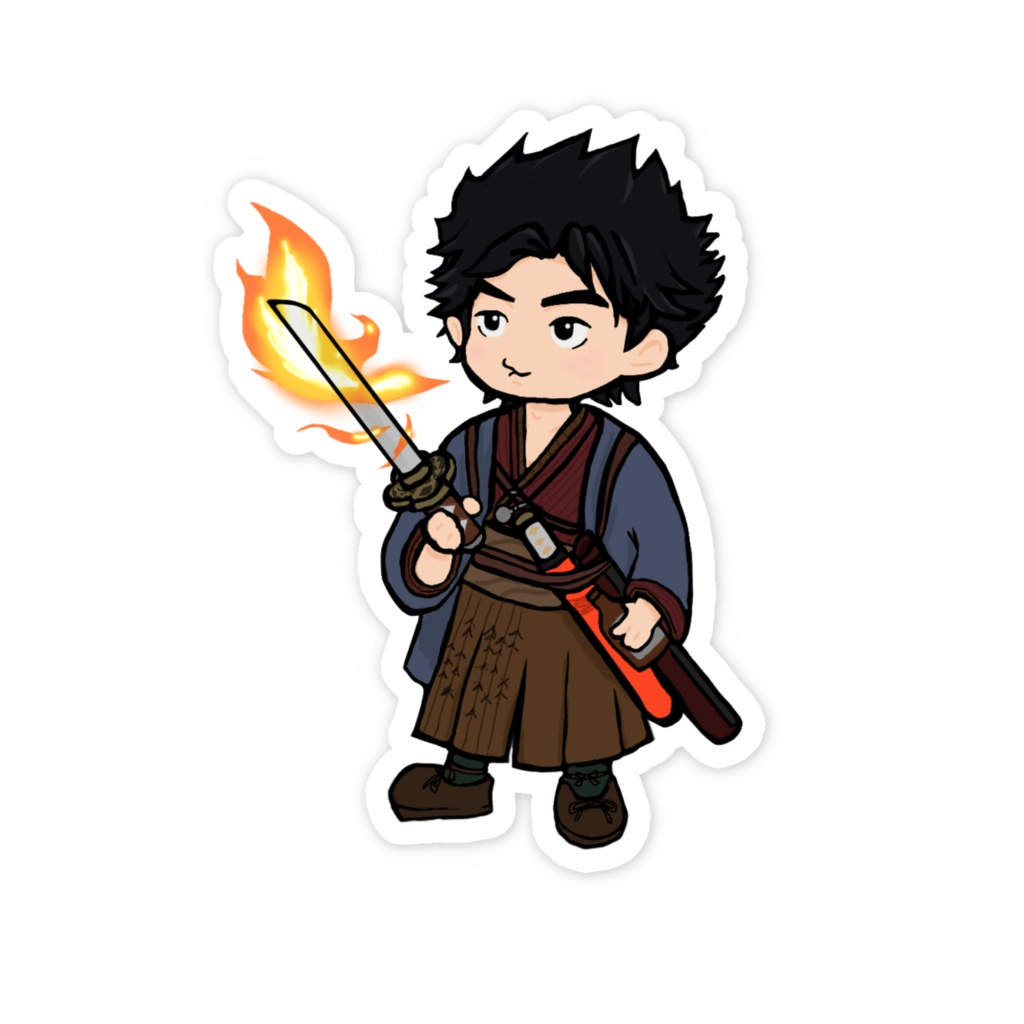 くりょだごぅごぅステッカー