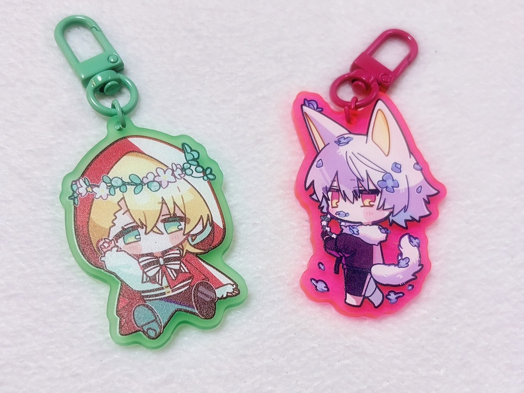 レナくんとガルくんのアクリルキーホルダー
