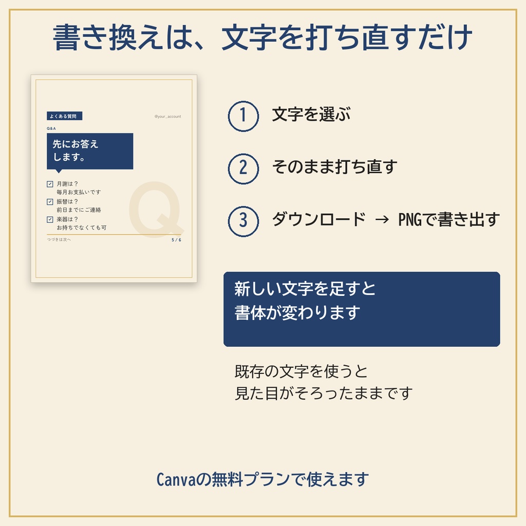 【2点セット】教室・スクール向け インスタグラム(Instagram)投稿テンプレート10点+入会案内・料金表6枚|Canva対応・全ページ記入例つき