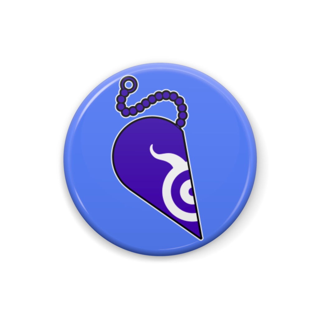 ハートのチャーム缶バッジ・クライネ