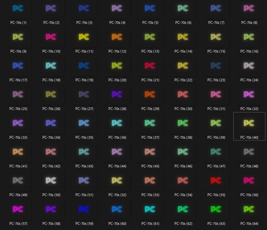 【11/25までSALE】【無料有!】ネオン素材/ハウスルール系テキスト【全130色】