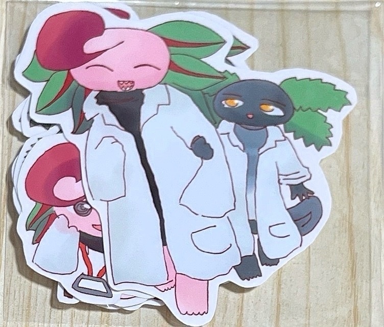 アンドリアとトラッフルクリアステッカー