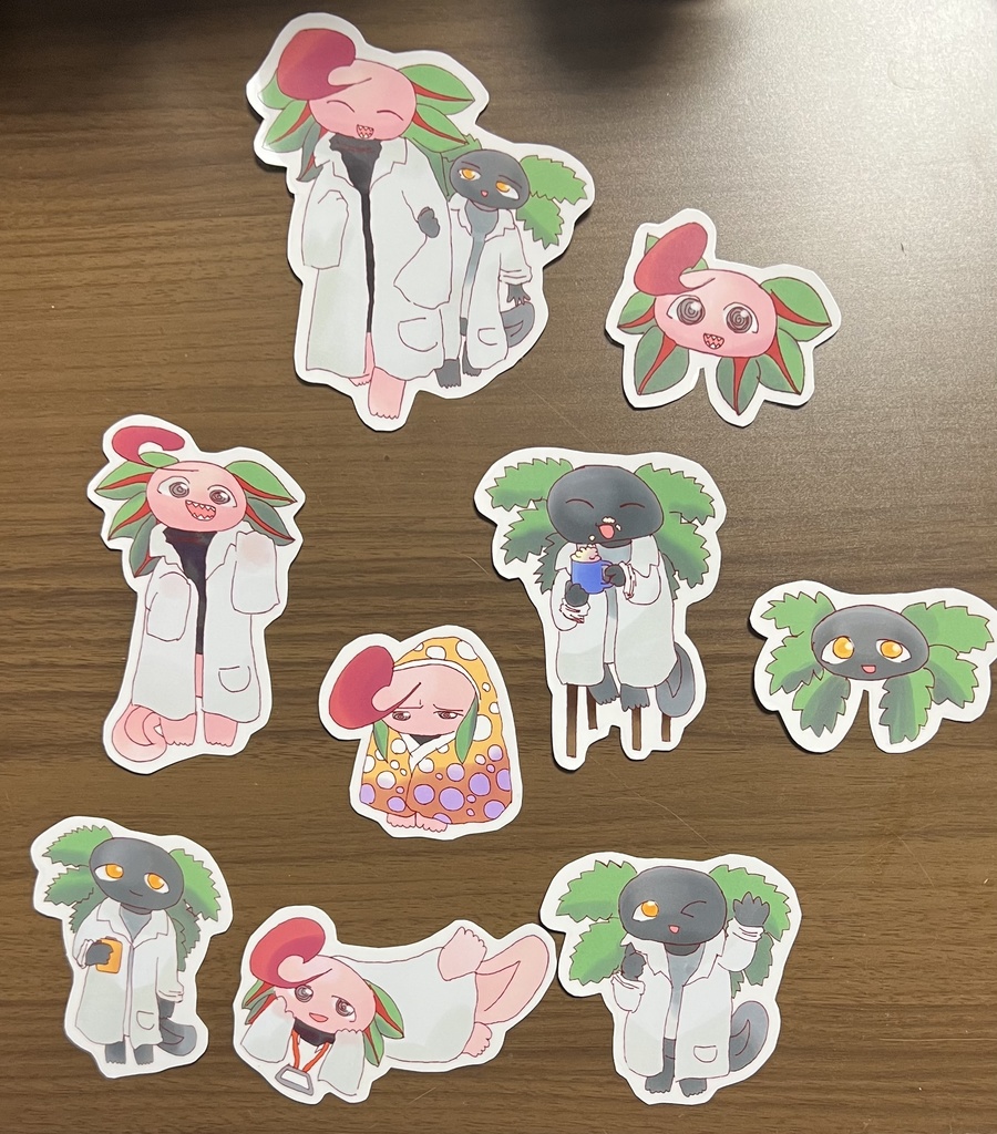 アンドリアとトラッフルクリアステッカー