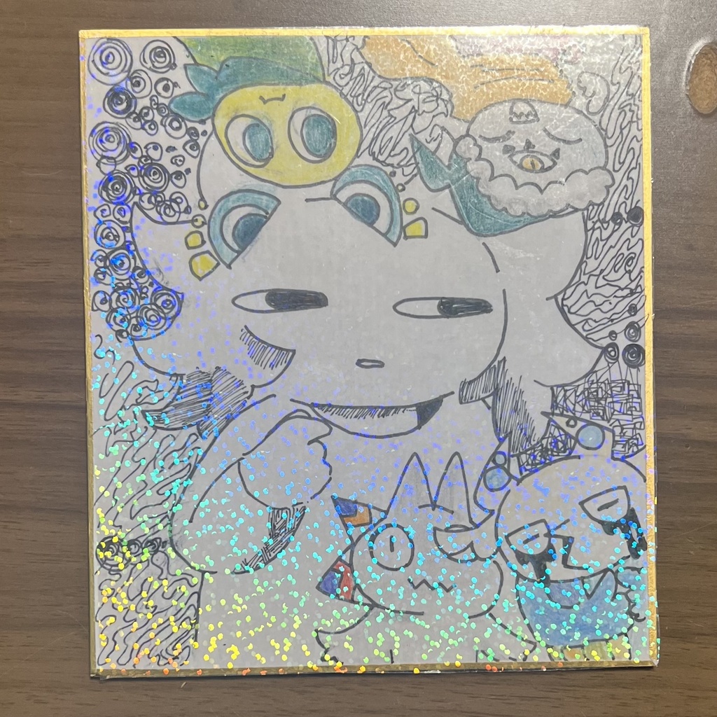 色紙　まどろみ